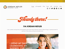 Tablet Screenshot of jordanhefler.com